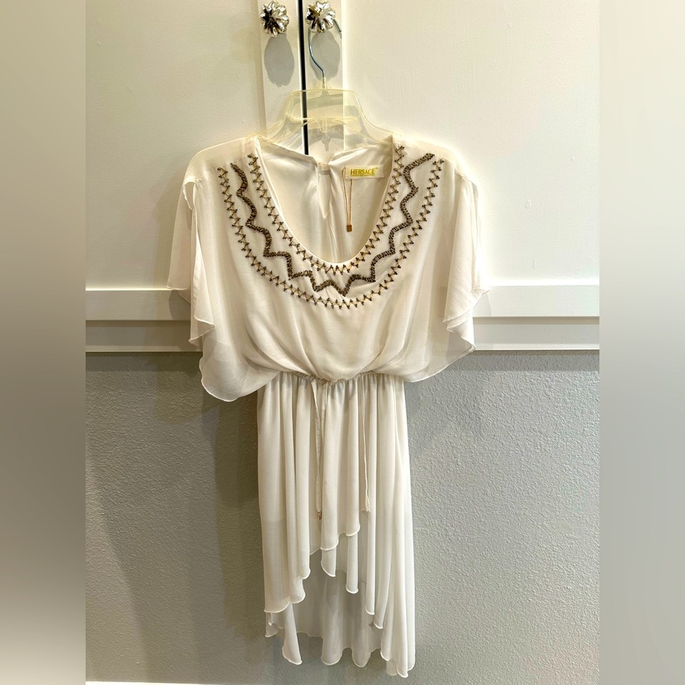Boho White Dress